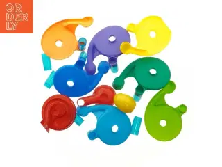 Farverigt kuglerbane sæt