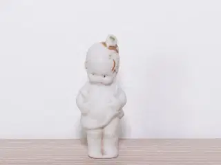 Antik miniature Hertwig bisque dukke