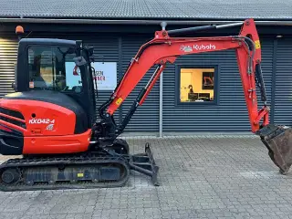 Kubota Kx042-4 Hydraulisk s40 + graveskovl