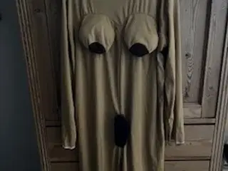 Nøgen dame fastelavsdragt