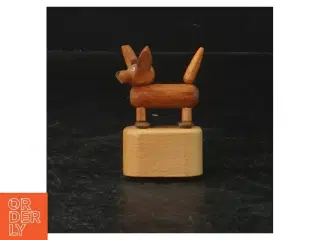Gammel trykfigur i træ (str. 7 cm)