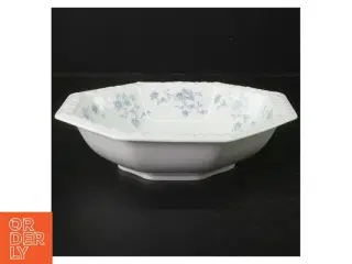 Blåt mønstret porcelænsfad fra Rosenthal (str. Ø. 20 cm)