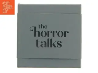kortspil &#39;The Horror Talks&#39; (str. 8,5x8,5 cm)