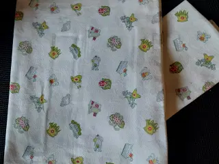 Pænt Baby Sengesæt Hvidt mønster på 