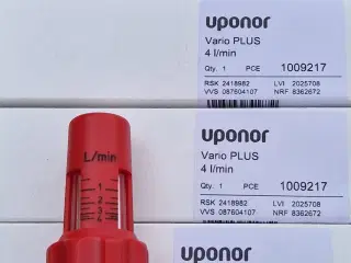 Uponor flowmeter 