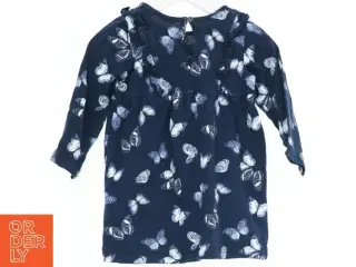 Blå kjole med sommerfugle print fra H&M (str. 74)