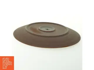 Brune keramiktallerkener fra Hgan&#228;s (str. Ø 20 cm)