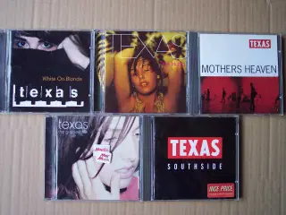.TEXAS  CDer sælges stykvis                       