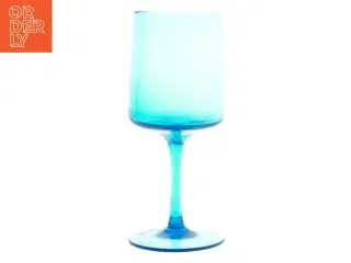 Blåt glas (str. 18x7 cm)