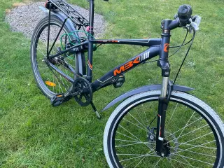 Cykel med 7 gear med 3 bremser