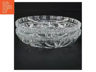 Krystalglas skåle (2) (str. Ø 16 cm)
