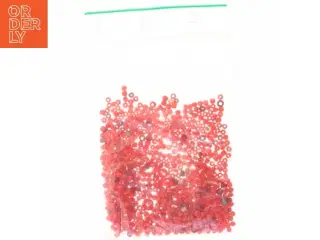 Røde perler (str. Pose 6 x 9 cm)