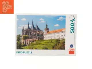500-brikker Dino puslespil fra Dino (str. 500 brikker 47x33 cm)