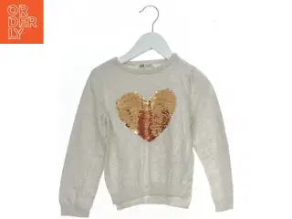 Børnebluse med hjerte fra H&M (str. 110)