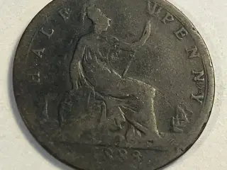 Half Penny 1888 England