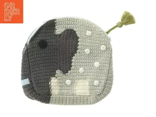 Hæklet elefant toilettaske fra Franck Fischer (str. 23 cm x 21 cm)