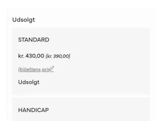 2 stk Apacha til udsolgt koncert i aarhus