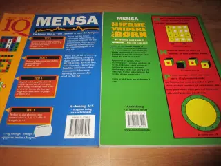 MENSA. Hvad er din IQ. 2 Bøger.