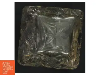 Gl. Glaskaraffel (str. H. 16,5 cm. 6,5 x 6,5 cm)