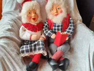 Velholdt gammelt nissepar