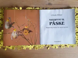 Naturpynt til PÅSKE.  Hobby for store og små 