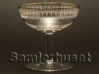 Kongeå Likørglas. H:75 mm.