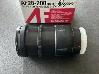 AF28-200 objektiv til spejrefleks kamera