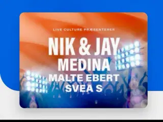Koncert Nik & Jay, medina, malte ebert Odense