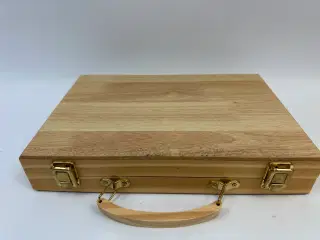 Backgammon i trækasse