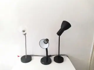 Bordlamper/senge lamper 3 stk