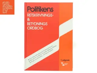 Retskrivnings og betydningsordbog (Bog)