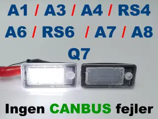 NY! AUDI 36 LED PREMIUM Nummerpladelys / Godkendt 