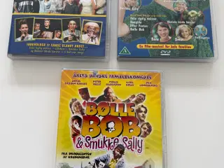 Bøllebob samling med 3 forskellige film/dvder