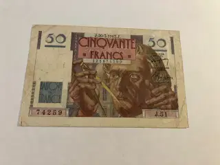 50 Francs 1947 France