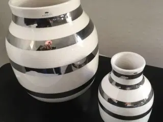 Kæhler vaser sølv 2 stk