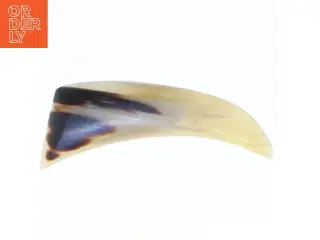 Hornformet broche (str. 6 cm)