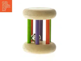 Trærangle med klokke fra Bambino (str. 9 cm)