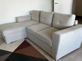 Sofa bed with chaise longue (Jysk - VEJLBY)