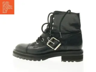 Sorte læderstøvler fra Billi Bi (str. 39)