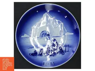 H.C. Andersen juleplatte 1981 fra Desiree (str. Ø 19 cm)