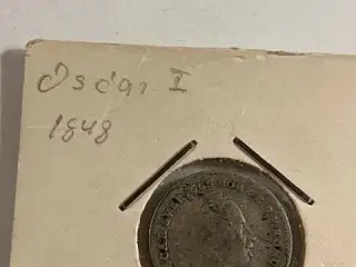 1/16 Rigsdaler 1848 Sverige