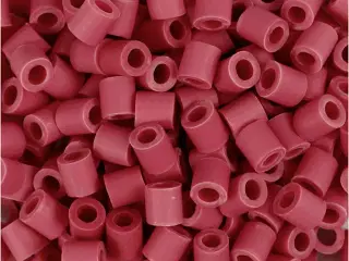 NABBI BioBeads Rørperler, str. 5x5 mm, hulstr. 2.5 mm, medium, rød, 1000stk./ 1 pk.