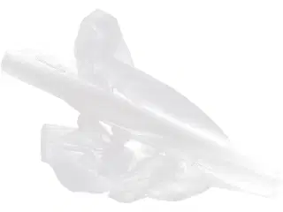 Hvid Tyl i Strutkvalitet - 50 cm x 5 m