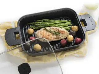 Grill fad med låg 