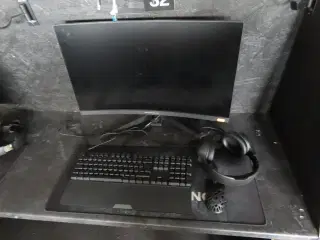 27" curved gaming monitor, ASROCK PHANTOM GAMING pg27f15rs1a