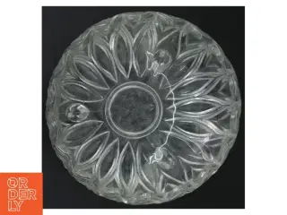Glasfad med mønster (str. Ø. 17 cm)