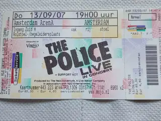 Originale koncertbilletter Sting og The Police 