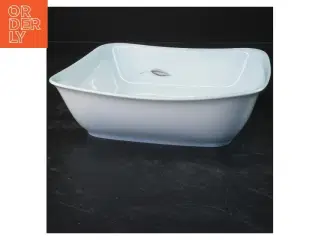 Rektangulær porcelænsskål (str. 5x20x20 cm)