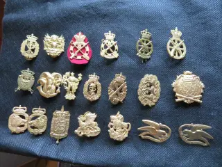 Militæreregimentsmærker Danske.
