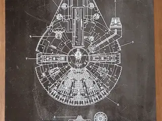 Star Wars Millennium Falcon plakat 